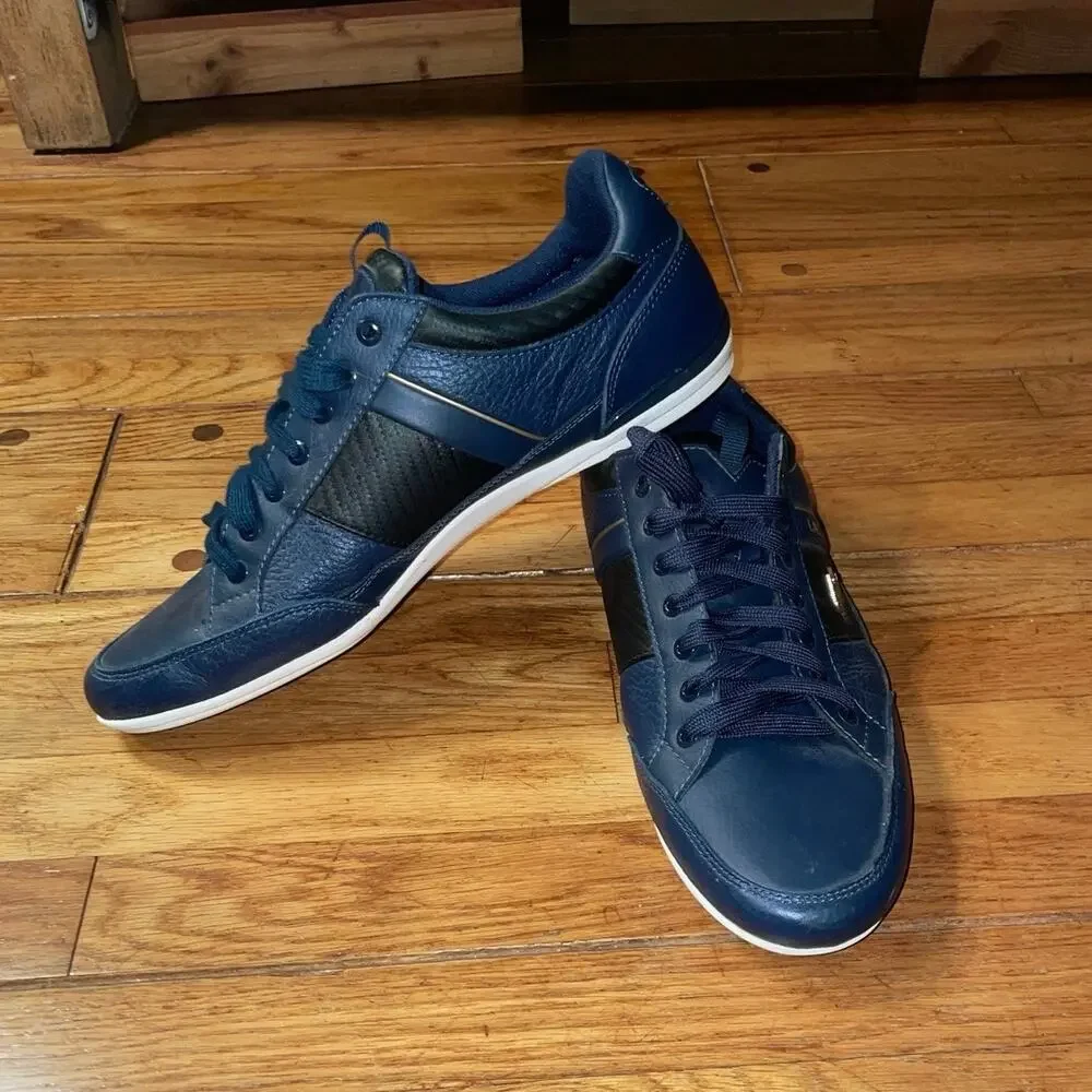 Lacoste Men's Chaymon Sneaker Low Top Tennis Shoes 10.5 $135